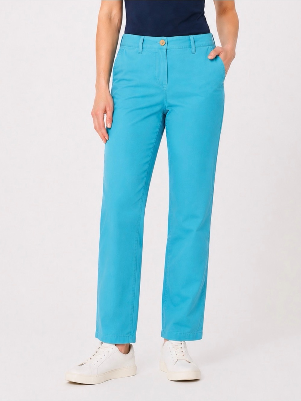 Nautica Teal Blue Casual Chino Pants